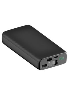 GRABIT Power Bank 20,000mAh 35W PD Power Station Fast & Reliable, Charge laptops, iPads, and smartphones with 35W PD fast charging and a 20,000mAh capacity. Features USB-A & USB-C ports, digital power indicator, and over-current protection. Includes built-in USB-C to USB-C cable. Compatible with MacBooks, iPads, Samsung, OnePlus, Xiaomi, Huawei, Google Pixel, iPhone, and more. Ideal for work, travel, and daily use.  - Image 3