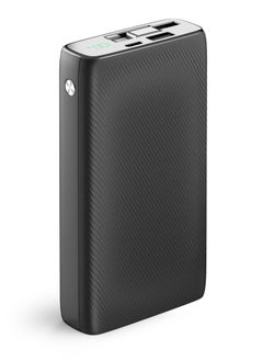 GRABIT Power Bank 20,000mAh 35W PD Power Station Fast & Reliable, Charge laptops, iPads, and smartphones with 35W PD fast charging and a 20,000mAh capacity. Features USB-A & USB-C ports, digital power indicator, and over-current protection. Includes built-in USB-C to USB-C cable. Compatible with MacBooks, iPads, Samsung, OnePlus, Xiaomi, Huawei, Google Pixel, iPhone, and more. Ideal for work, travel, and daily use.  - Image 1