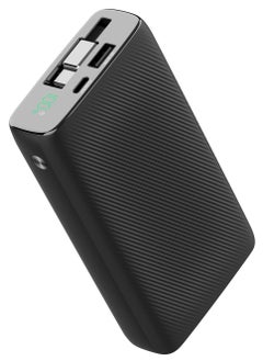 GRABIT Power Bank 20,000mAh 35W PD Power Station Fast & Reliable, Charge laptops, iPads, and smartphones with 35W PD fast charging and a 20,000mAh capacity. Features USB-A & USB-C ports, digital power indicator, and over-current protection. Includes built-in USB-C to USB-C cable. Compatible with MacBooks, iPads, Samsung, OnePlus, Xiaomi, Huawei, Google Pixel, iPhone, and more. Ideal for work, travel, and daily use.  - Image 2