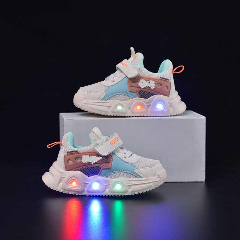 Mesh Sneakers Lightweight Flexible Sole Walking Shoes For Kids Indoor And Outdoor Activities - Image 3