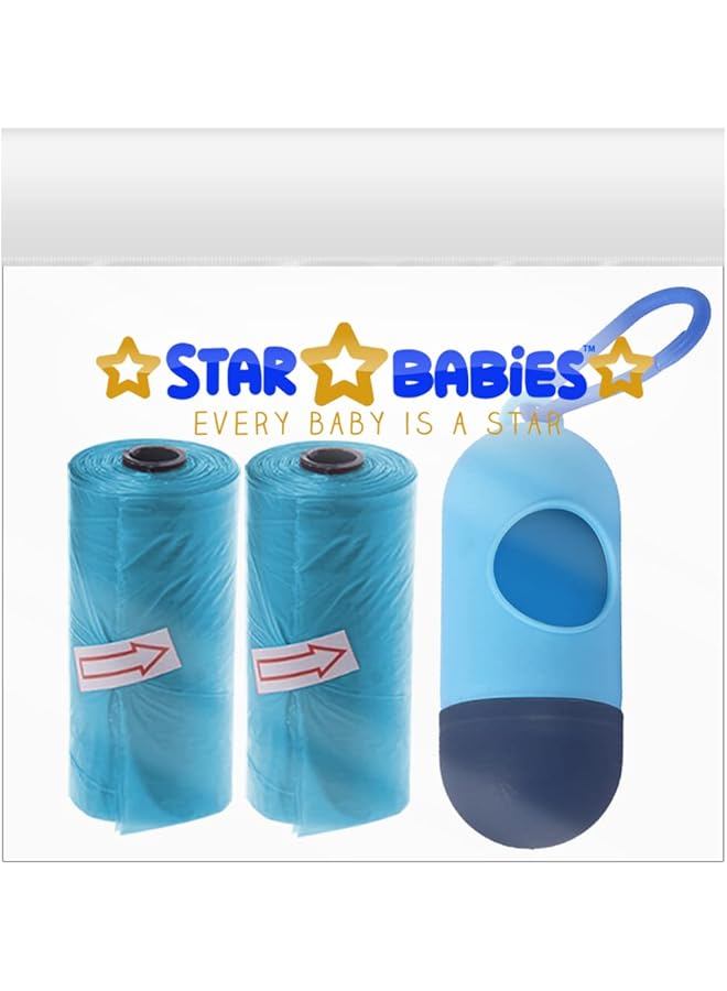 ستار بيبيز حقيبة معطرة مع موزع عبوة من 2/30 كيسًا أزرق - Image 2