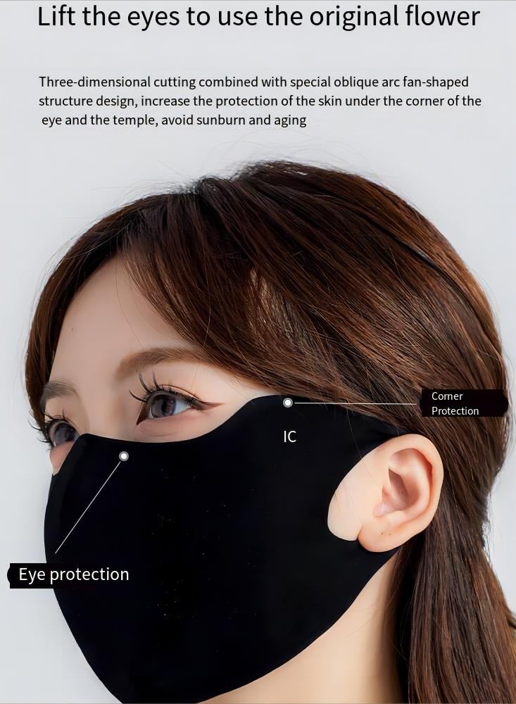 6-Piece Breathable UV UPF50+ Face Mask Washable Reusable Windproof Sun Protection Sports Face Mask For outdoor - Image 1