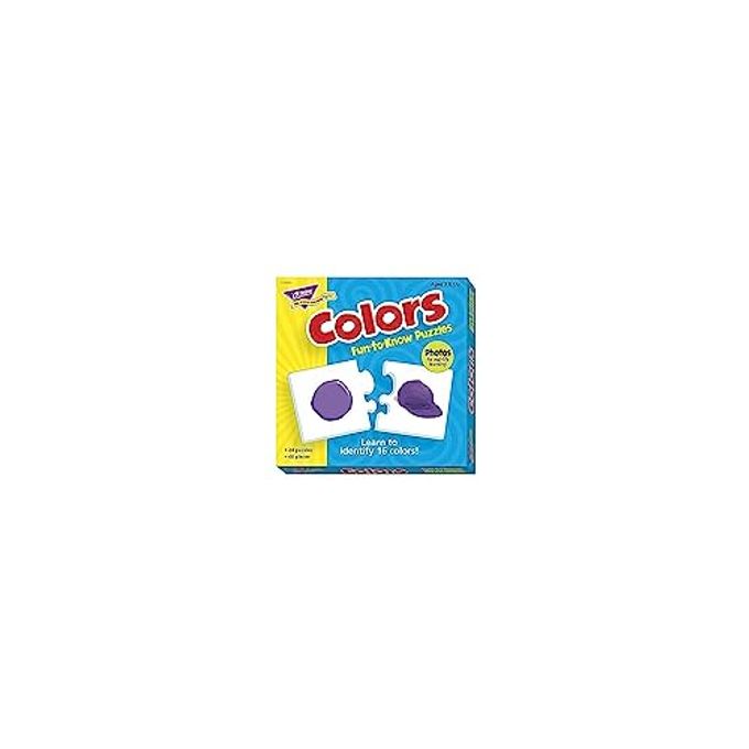 Trend Enterprises Colors Fun-to-Know Puzzles by TREND Enterprises, Inc.; 48 Sturdy Pieces for Early learners - Image 2