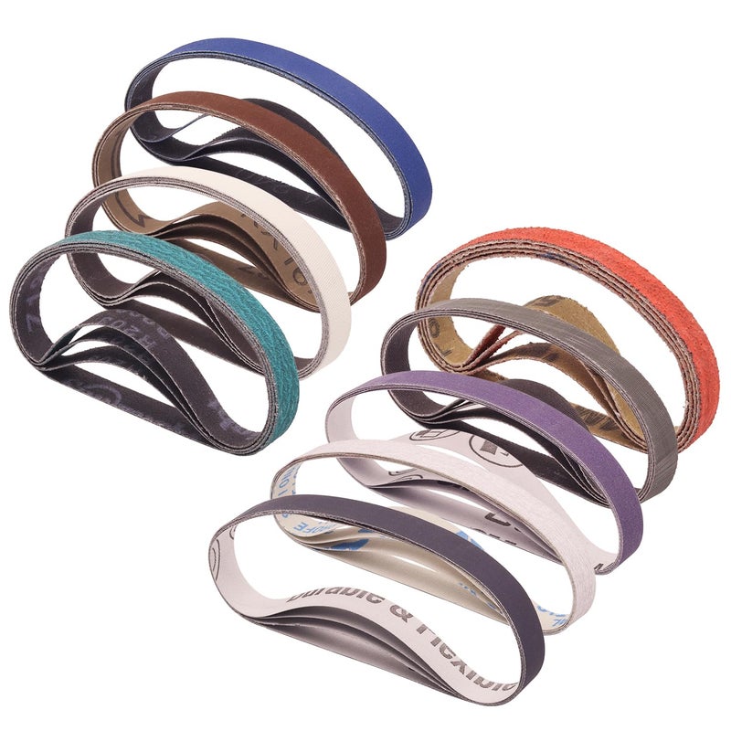 SHUTTLE GENIUS 36 Pack 12 x 12 Replacement Knife Sharpener Sanding Belts for Official Work Sharp Knife Tool Sharpener WSKTS WSKTSKTMK1 MK2 80120240400600800100025005000 Grit - Image 2