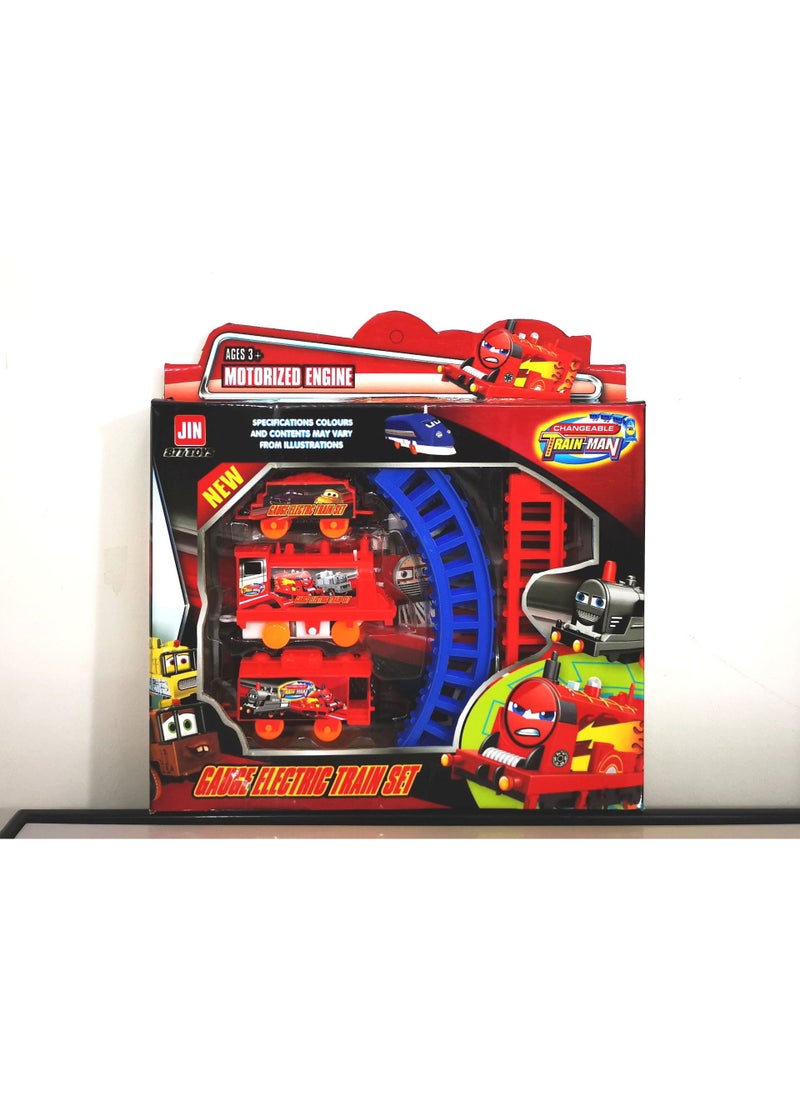 Kids Cartoon Track Train Toy 61H car rail car 