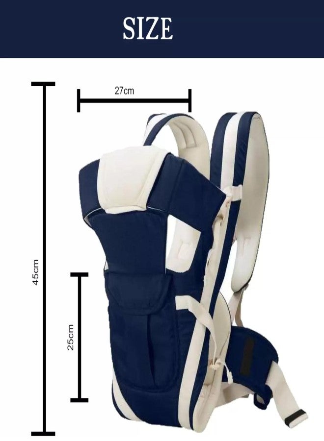 Tip 'n' Top 4 in 1 Baby Carrying Bag/Baby Carrier Baby Carrier (Blue, White, Front Carry Facing in) - Image 5
