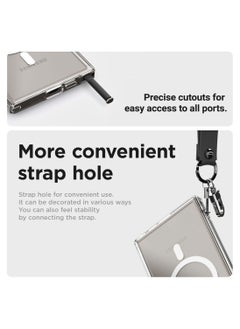 VRS Design Crystal Mixx MagSafe for Samsung Galaxy S24 ULTRA Case Cover Magnetic - Clear  - Image 3