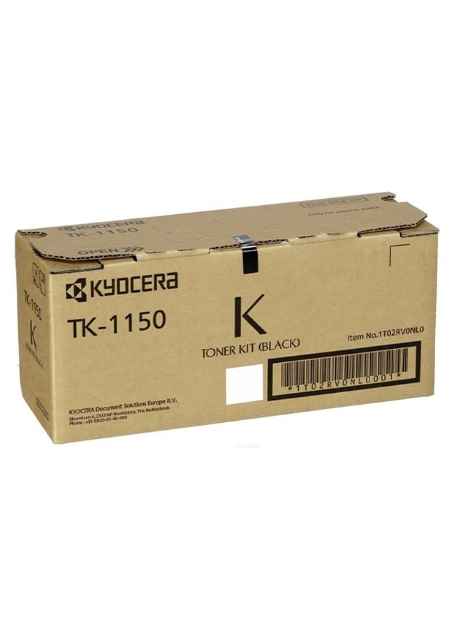 Kyocera TK-1150 Black Toner Cartridge Compatible With Kyocera ECOSYS M2135dn, M2635dn, M2735dw, P2235dn, P225dw | TK-1150 - Image 1