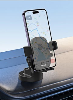 Car Phone Holder Mount 360° Rotation for Dashboard Automatic Clamping and Built in Silicone Stable Scratch Resistant One Handed Operation Car Mount for iPhone15 16 Samsung Galaxy Huawei Xiaomi