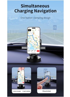 Car Mobile Holder Mount 360° Rotation for Dashboard Automatic Clamping and Built in Silicone Stable Scratch Resistant One Handed Operation Car Mount for iPhone15 16 Samsung Galaxy Huawei Xiaomi - pzsku/Z8744A696765529335575Z/45/_/1740909378/c7e06b0f-85e1-4b70-bebe-ab1a5d5f52a5