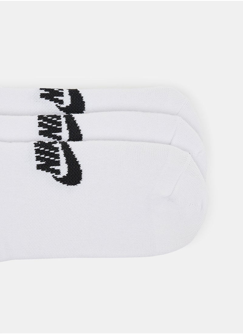 Nike Unisex Sportswear Everyday Essential No Show Socks (Pack of 3)  - Image 3