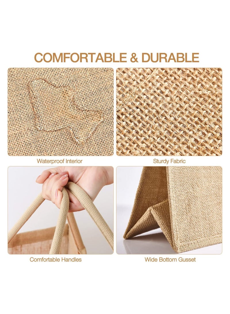 PRINTSHOP4ME UAE National Flag Day Design Printed Jute Bag-Reusable Eco-Friendly Tote For Groceries And More - Image 3