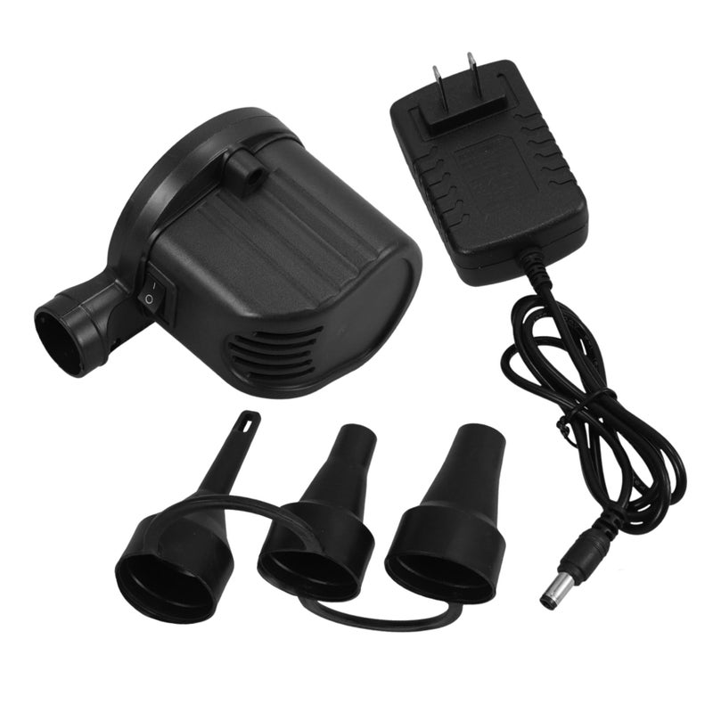 مضخة هواء كهربائية للنفخات، نفخ سريع، تفريغ، مضخة تخييم محمولة لمرتبة الهواء وألعاب حمام السباحة - Image 2