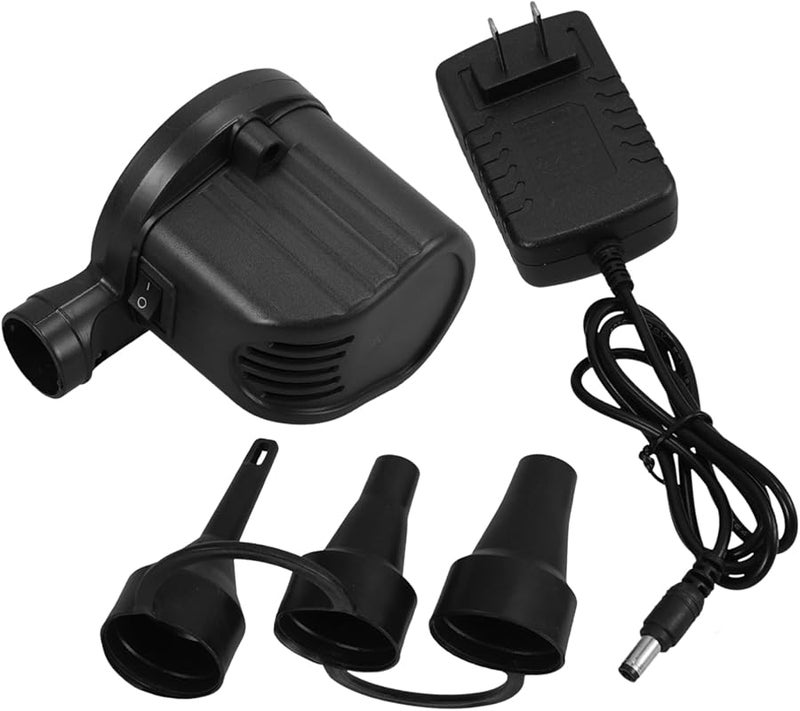 مضخة هواء كهربائية للنفخات، نفخ سريع، تفريغ، مضخة تخييم محمولة لمرتبة الهواء وألعاب حمام السباحة - Image 1