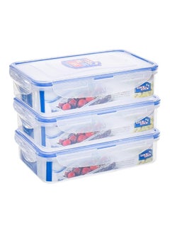 3-Piece Food Container Set Colour Lid Set Hpl816