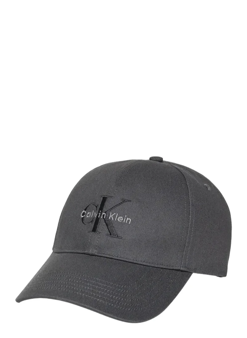 CALVIN KLEIN MONOLOGO EMBROIDERY BASEBALL curved peak CAP