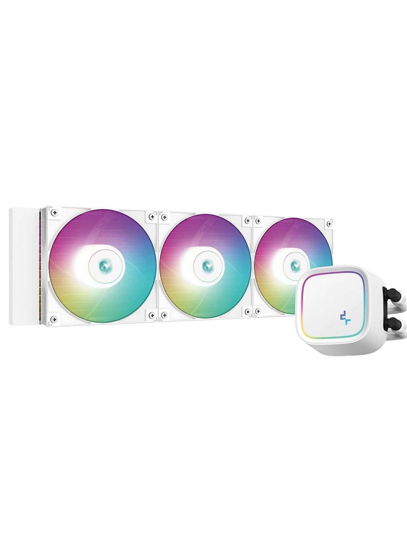 ديب كول ديب كول LE720 مبرد سائل AIO ARGB بحجم 360 مم – أبيض  - Image 1