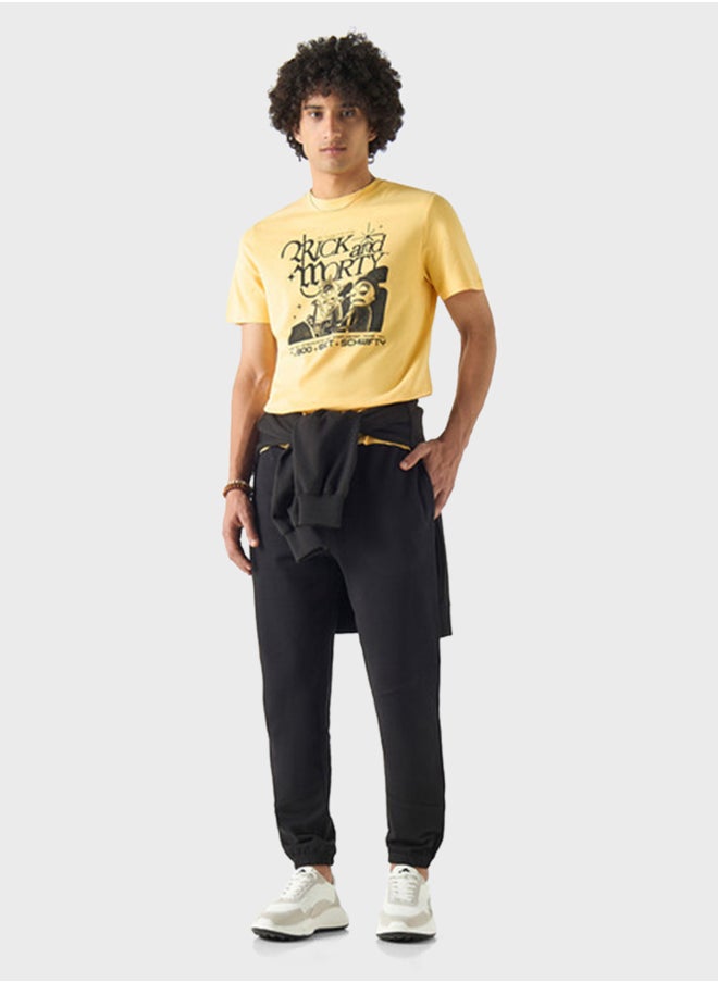 SP Characters Printed Crew Neck T-Shirt  - Image 4