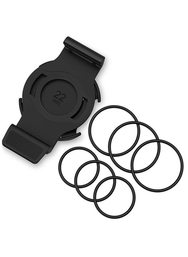 TUSITA حامل دراجة QuickFit بزاوية ربع 22 مم متوافق مع Garmin Fenix 6 Pro وFenix 7 وEpix 2 وQuatix 6 Titanium - Image 1