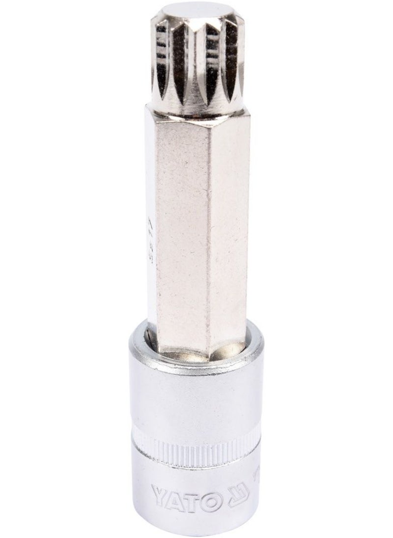 Yato YATO Socket Bit 1/2" Spline M17 L=100mm YT-04357 