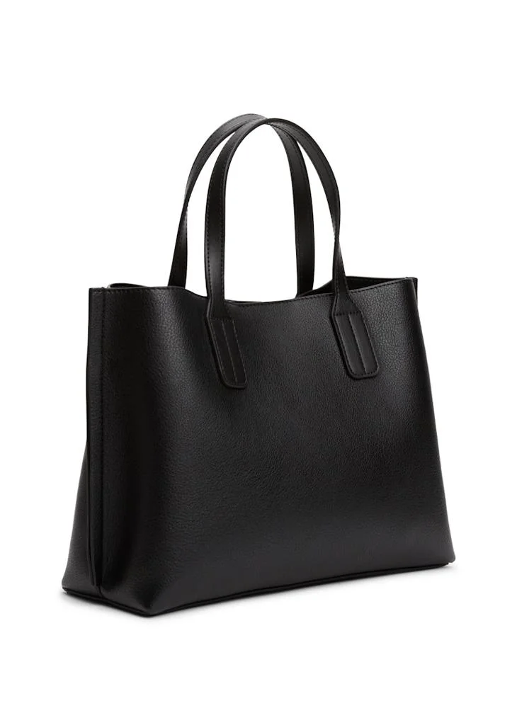 TOMMY HILFIGER Logo Detailed Zip through Distinct Mini Tote