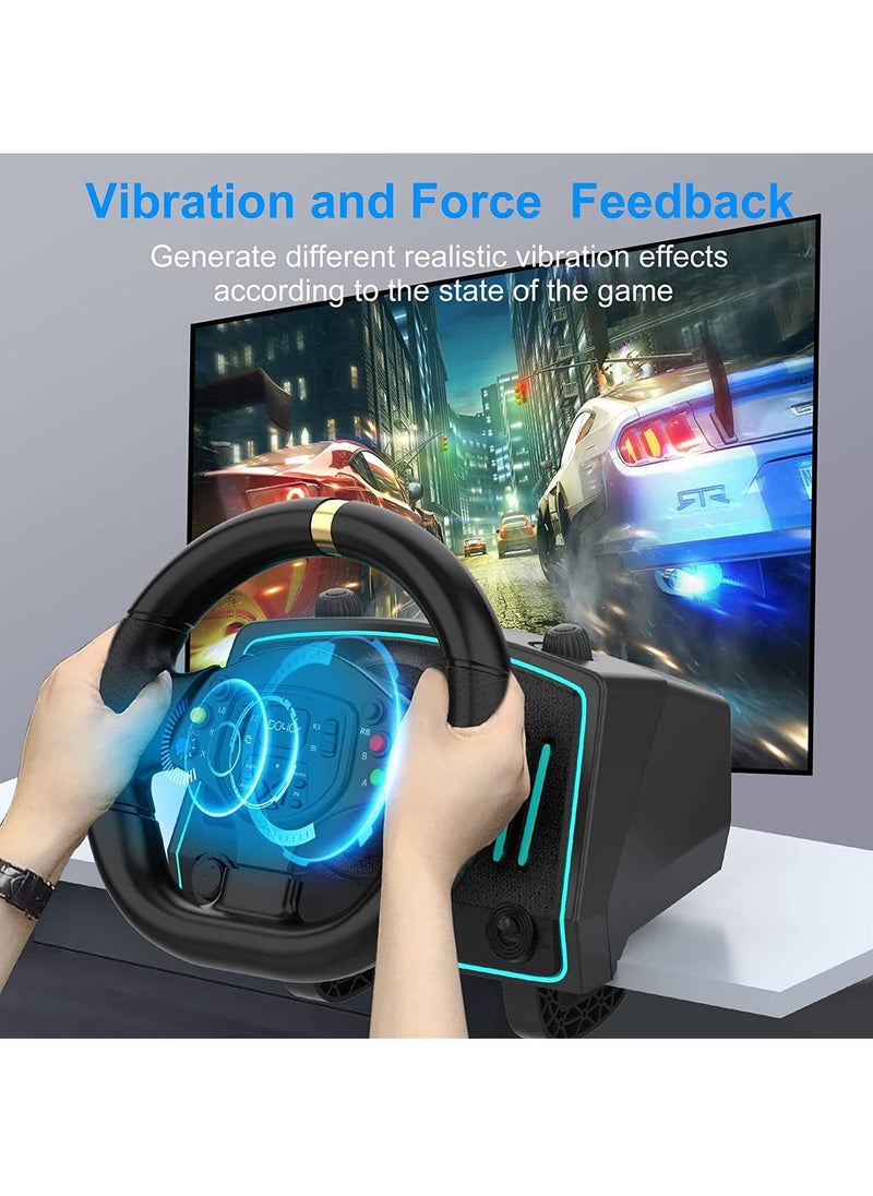 DOYO - 1080 Degree Steering Game Racing Wheel with Pedals and Shifters for PC/Xbox One/Xbox Series 360/PS4/PS3/Nintendo Switch - Image 1
