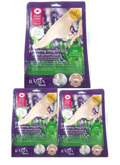 Radix 3pieces Radix Magic socks for exfoliating feet  - Image 1