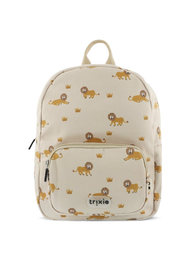 Trixie Kids Backpack Regular - 12 Inch/30.5 cm - Print Lively Lion - Image 1