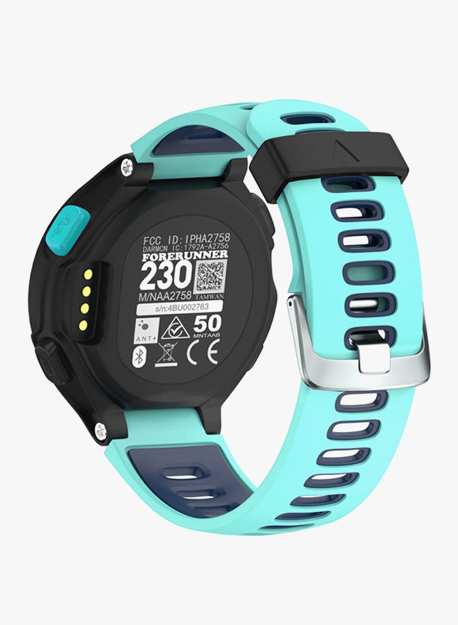 NIBEMINENT Replacement Band For Garmin Forerunner 230/235/220 With Repair Tool Blue - Image 2