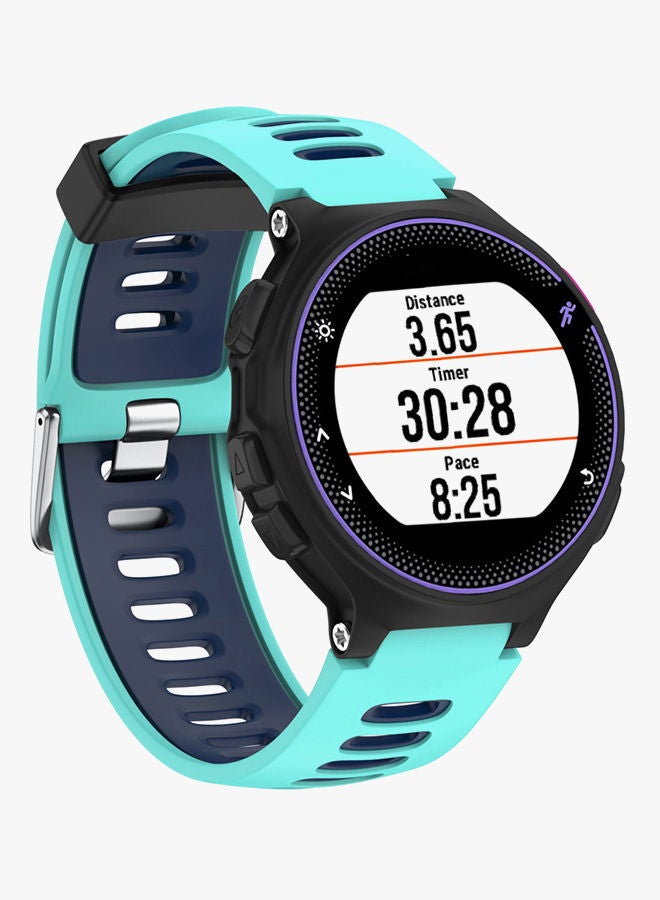 NIBEMINENT Replacement Band For Garmin Forerunner 230/235/220 With Repair Tool Blue - Image 3