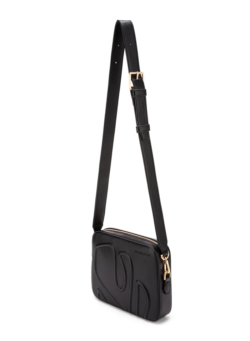 Veganologie Maze In Onyx With Gold Hardware Made From 1.5 Bamboo Stems