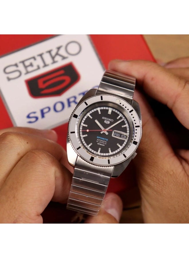 Seiko 5 Sports Heritage Design Reissue Limited Edition Automatic Watch SBSA271 - Image 4