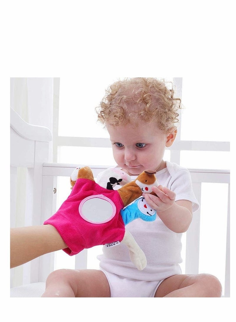 Y&D Hand Finger Plush Puppets Glove, Baby Child Zoo Farm Animal Sock Glove Puppet Sack Toy Educational Cartoon DIY  - Image 2