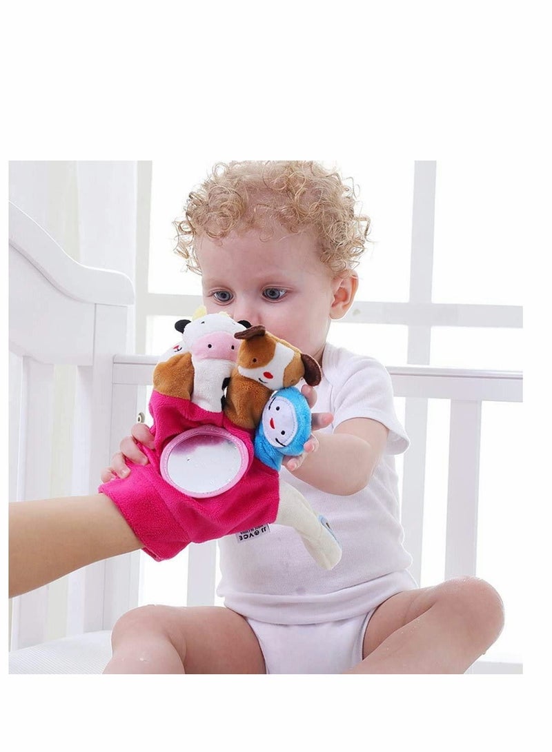 Y&D Hand Finger Plush Puppets Glove, Baby Child Zoo Farm Animal Sock Glove Puppet Sack Toy Educational Cartoon DIY  - Image 1