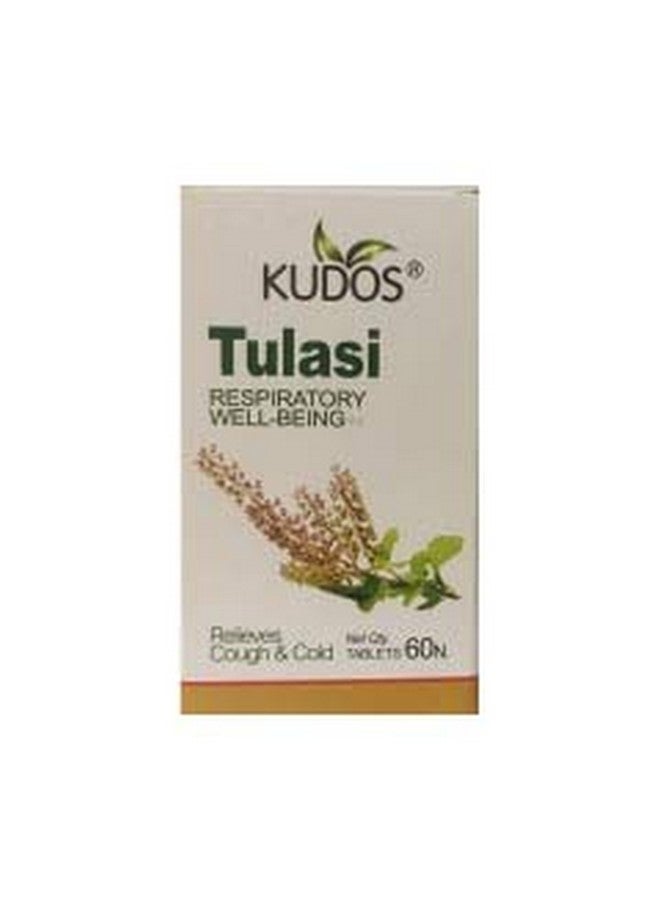 Kudos Pure Herbs Tulasi | Holy Basil Tablets - 60 Tablets - Image 1
