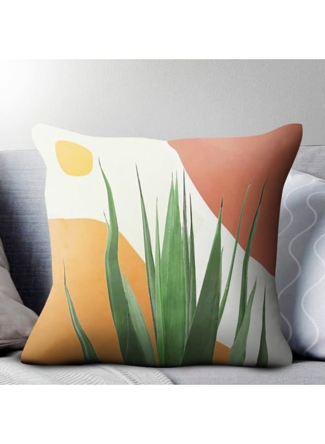 وسائد ديكورية مطبوعة – تصميم أنيق، قماش عالي الجودة، لمسة عصرية لغرفة المعيشة وغرفة النوم 45x45 سم