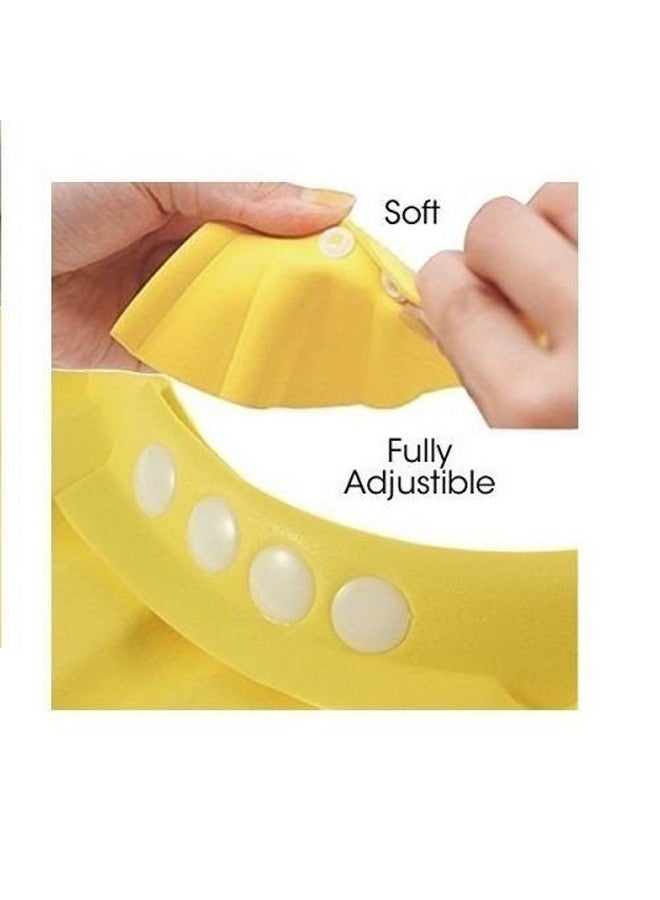 Fagva Baby Shower Cap Adjustable Safe Soft Bathing Baby Shower Hair Wash Cap For Children, Baby Bath Cap Shower Protection For Eyes And Ear, Bathing Baby Shower Cap. - Image 3