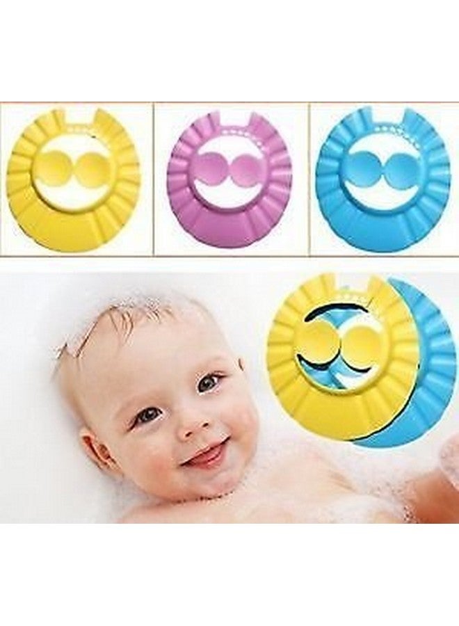 Fagva Baby Shower Cap Adjustable Safe Soft Bathing Baby Shower Hair Wash Cap For Children, Baby Bath Cap Shower Protection For Eyes And Ear, Bathing Baby Shower Cap. - Image 2