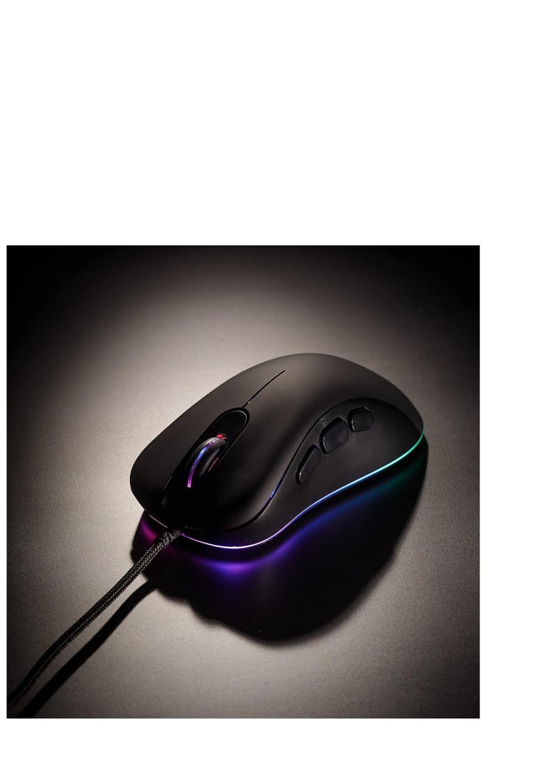 SureFire SureFire Condor Claw Gaming 8-Button I gaming mouse I RGB-lighting I PC mouse 6400 DPI I 8 programmable buttons I USB 3.2 GEN 1 and USB 2.0 I Windows, Mac & consoles I powered by Verbatim  - Image 3