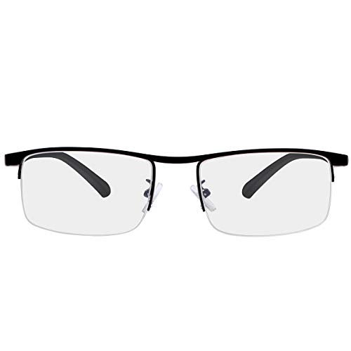 MIRYEA Progressive Multifocus Computer Reading Glasses Blue Light Blocking Multifocal Readers for Men and Women Multi Focus Eyeglasses Eyewear Anti Glare Light Weight TR90 Semi-rimless Frame - Image 2