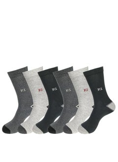 6 Pack Mens Premium Cotton Socks size EU 40-45 - Comfortable Free Size Formal Men's Socks - Crew/Mid Calf - Super Combed Material - pzsku/Z874643BEA9B2DEFA430EZ/45/_/1727438911/65a1a9b8-f200-43ab-8900-bfc6a92a5f39