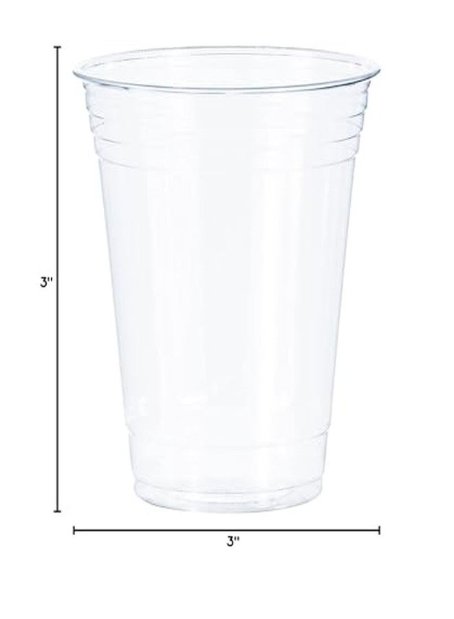 SOLO Cup Company Plastic Party Cold Cups, 16 oz, Clear, 50 pack - Image 2