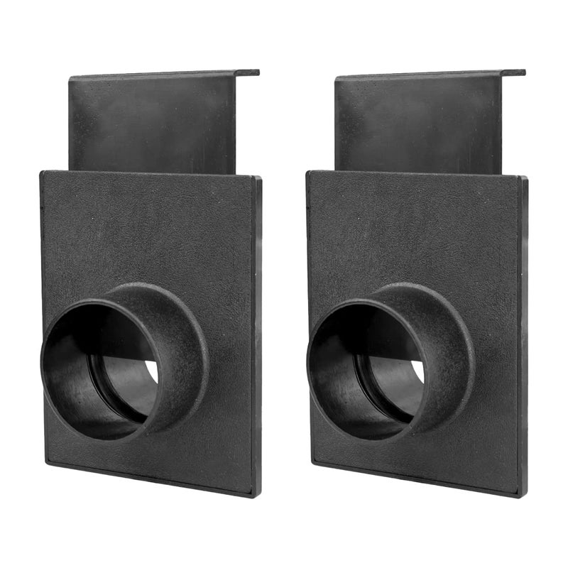 POWERTEC 70133P2 212Inch Blast Gate for for Dust Collector Dust Collection Fittings 2 PK
