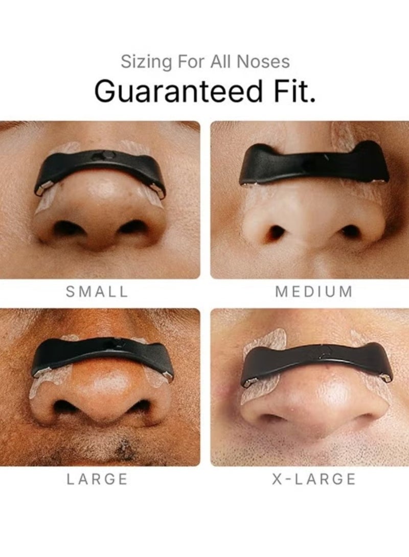 مجموعة شرائط الأنف للتنفس (15 قطعة) - زيادة استهلاك الأكسجين، تقليل الشخير، تحسين جودة النوم - شرائط أنف مقاومة للعرق وآمنة على البشرة - حل قوي إضافي للشخير - Image 5