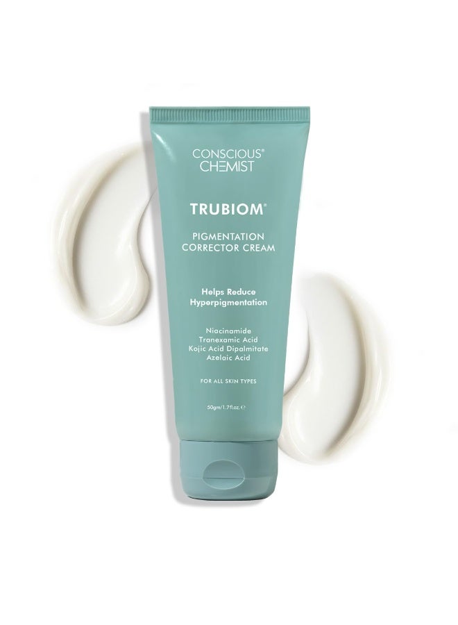 كيميائي واعي كريم كونشوس كيميست للوجه بحمض الكوجيك | ٥٠ غرام | كريم حمض الأزيليك للرجال والنساء، نياسيناميد وحمض الترانيكساميك، مضاد للتصبغ، يقلل من البقع الداكنة، لجميع أنواع البشرة - تروبيوم - Image 1