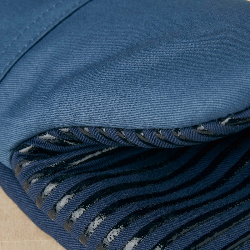 KitchenAid Beacon Two-Tone Non-Slip Oven Mitt Set  Navy/Ink  5.75""x13""  2 Piece - Image 3