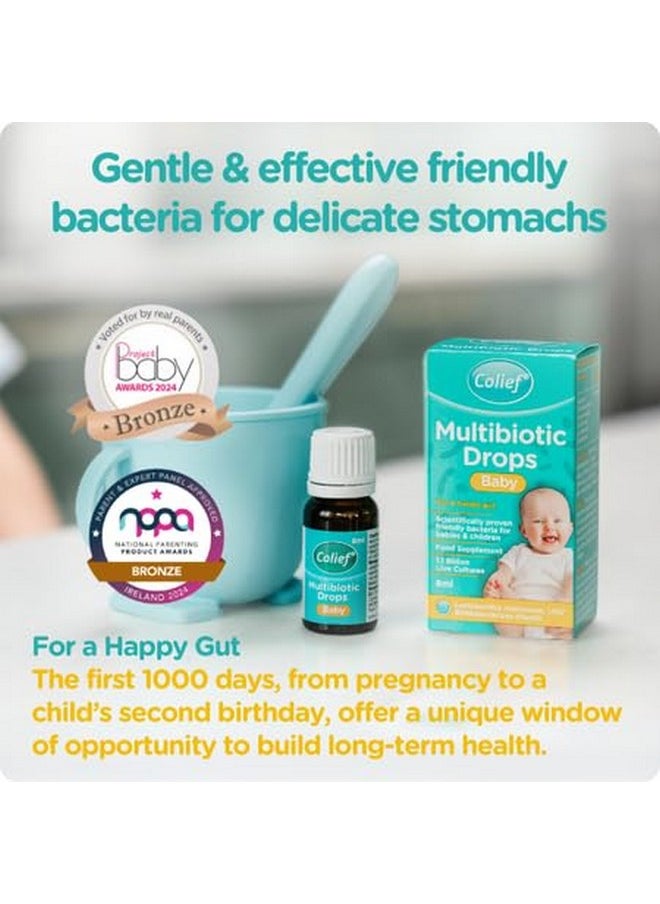 Colief  قطرات بروبيوتيك كوليف للأطفال | 1.1 مليار من الثقافات الحية | Lactobacillus Rhamnosus & Bifidobacterium Infantis | مناسبة منذ الولادة | بكتيريا صديقة مثبتة علميًا | 0.27 أونصة سائلة  - Image 5
