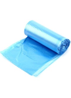 AIWANTO 60 Pcs Drawstring Trash Bag with Handle Disposable Garbage Bag Bags for Home Kitchen Bathroom Office Use (15x4 Rolls, Blue, 45x50cm)  - Image 2