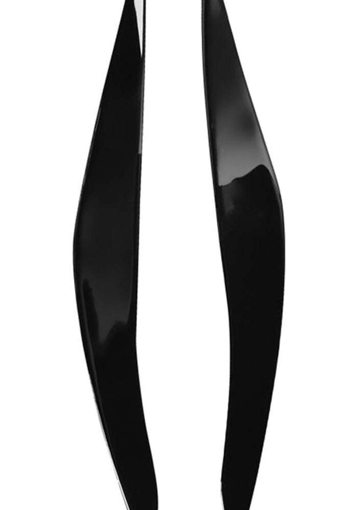 DEMULAX Gloss Black Headlight Eyelid Trims for BMW 5 Series F10 - Image 1