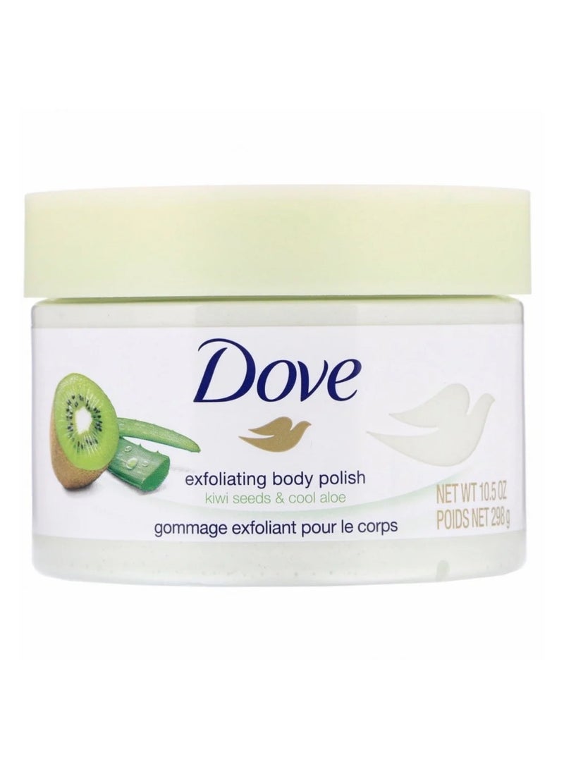 Dove Exfoliante corporal y exfoliante de semillas de kiwi y aloe vera